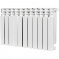 Биметаллический радиатор STOUT Titan 500 11 секции нижнее правое подключение SRB-3320-050011