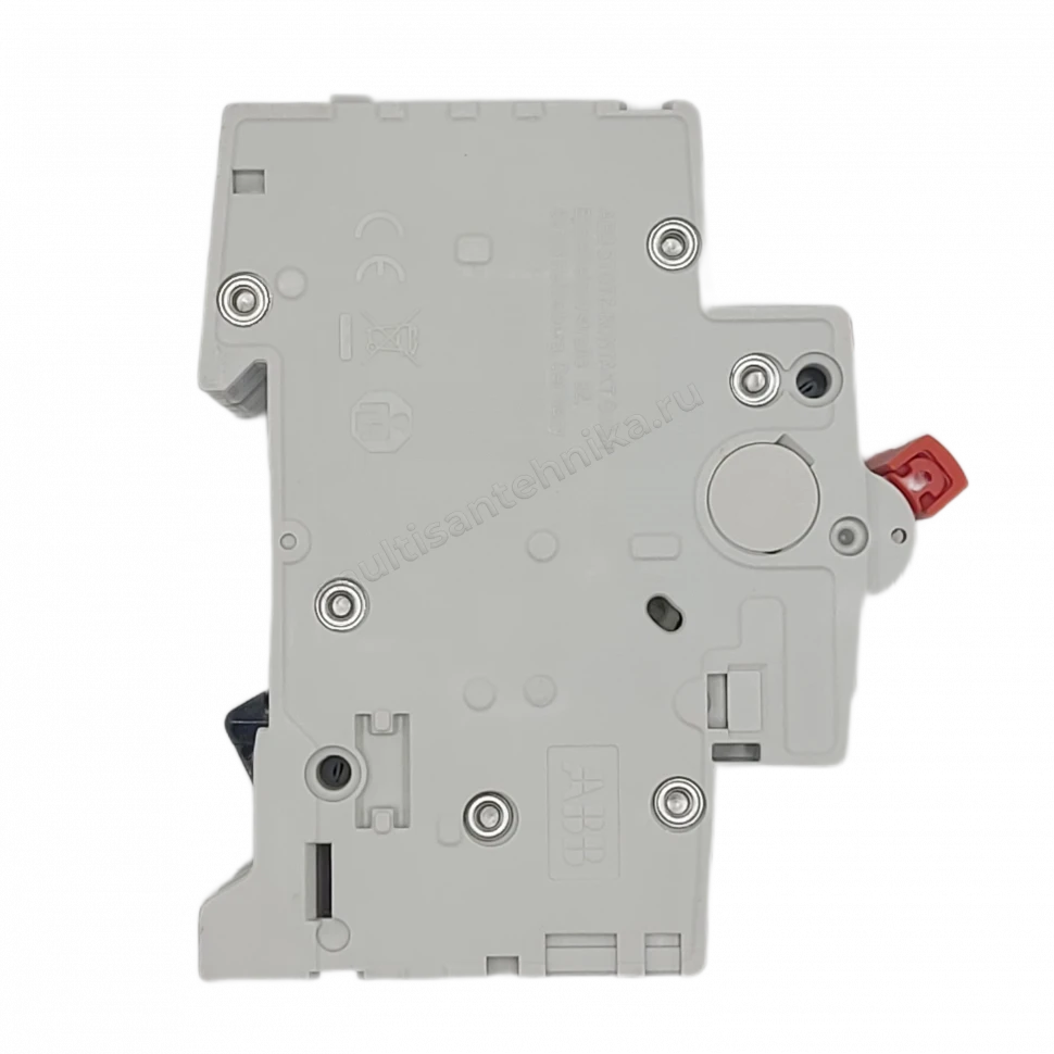 Рубильник ABB 2-полюсный SD202/63 красный рычаг 2CDD282101R0063