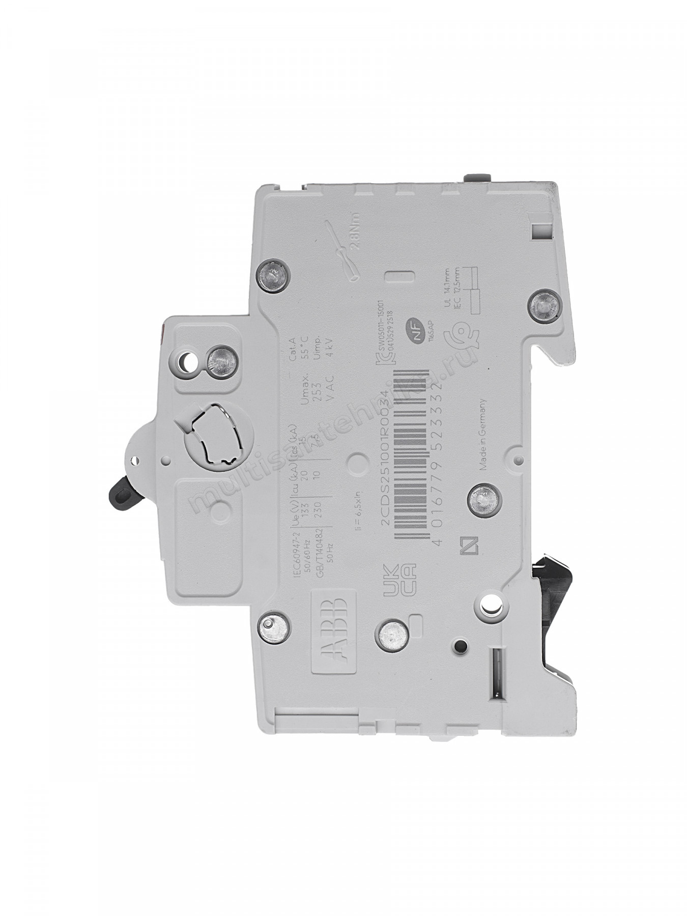 Автоматический выключатель ABB 1-полюсный S201 C3 2CDS251001R0034