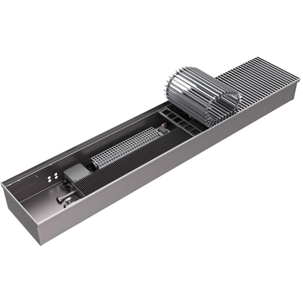 Конвектор Rommer внутрипольный с вентилятором 220В без регулировки 4700x260x120 RCQ-1000-1226470
