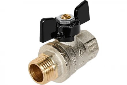 Шаровой кран Bugatti OREGON 1/2" в/н бабочка 3070060 ИС.081014