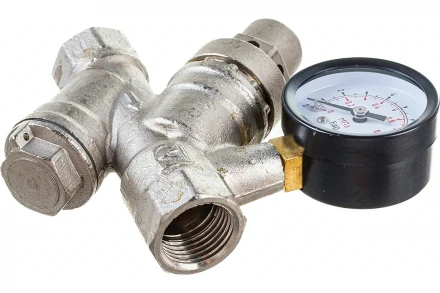 Редуктор давления с фильтром и манометром 2-5 бар 1/2" Valtec VT.082.N.04