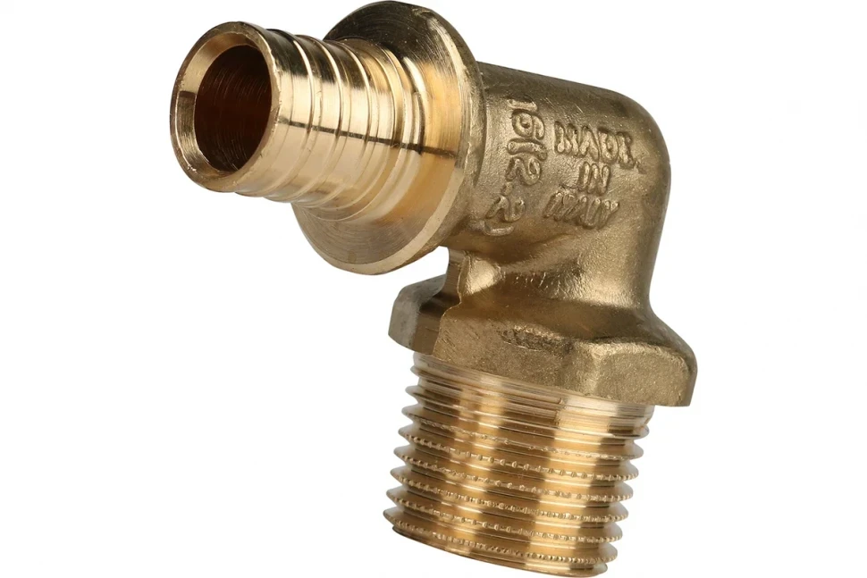 Угольник переходник STOUT с наружной резьбой 16xR 1/2" SFA-0005-001612