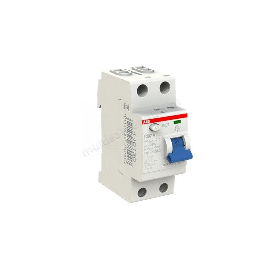 УЗО ABB 2 модуля F202 A-16/0.01 2CSF202101R0160