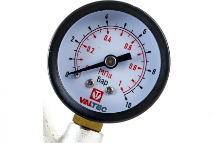 Редуктор давления с фильтром и манометром 2-5 бар 3/4" Valtec VT.082.N.05