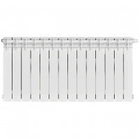 Биметаллический радиатор STOUT Titan 500 14 секции нижнее правое подключение SRB-3320-050014