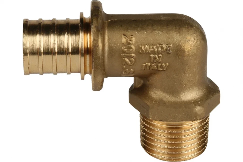 Угольник переходник STOUT с наружной резьбой 20xR 1/2" SFA-0005-002012