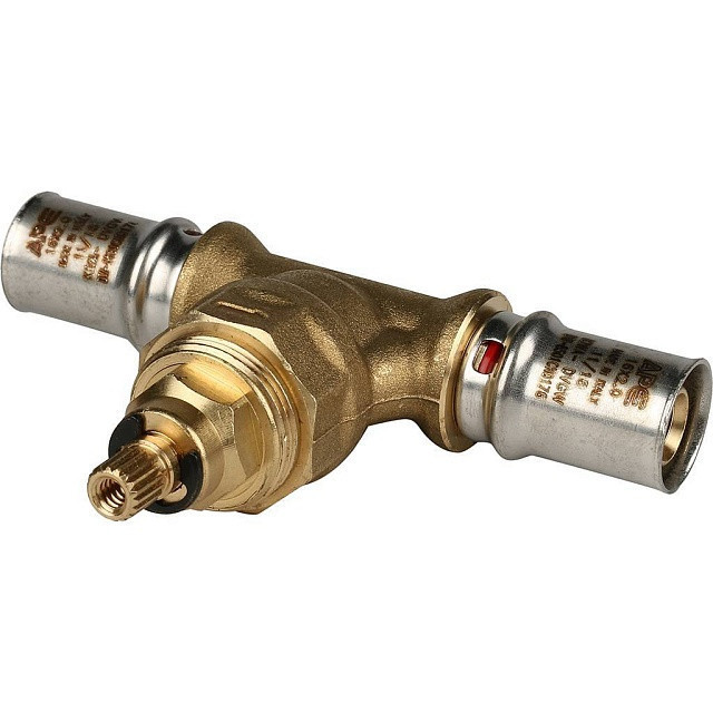 Вентиль STOUT прессовой с хромированной ручкой 1/2"x16 SFP-0014-001616