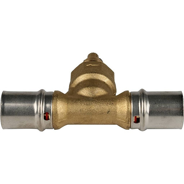 Вентиль STOUT прессовой с хромированной ручкой 1/2"x20 SFP-0014-002020