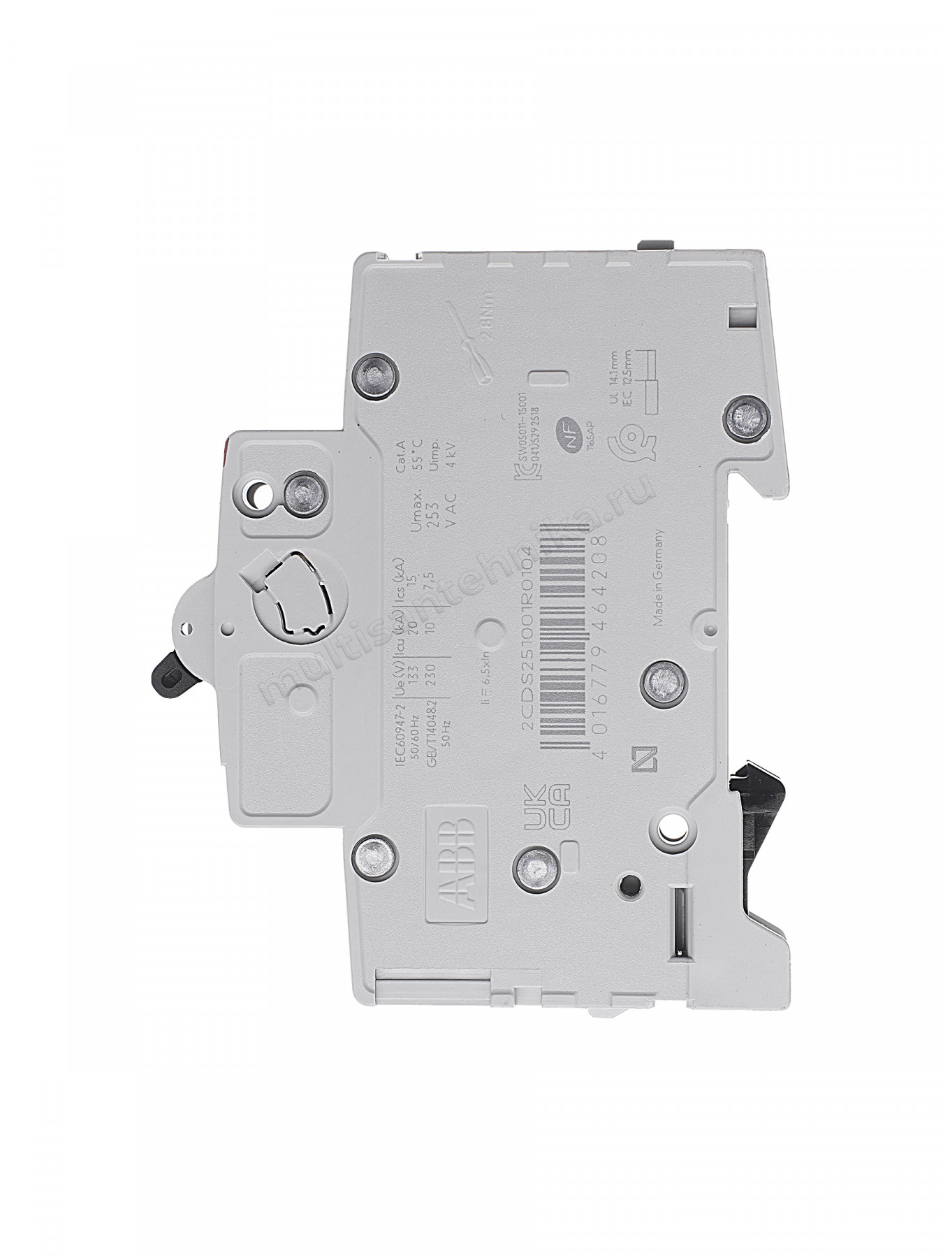 Автоматический выключатель ABB 1-полюсный S201 C10 2CDS251001R0104