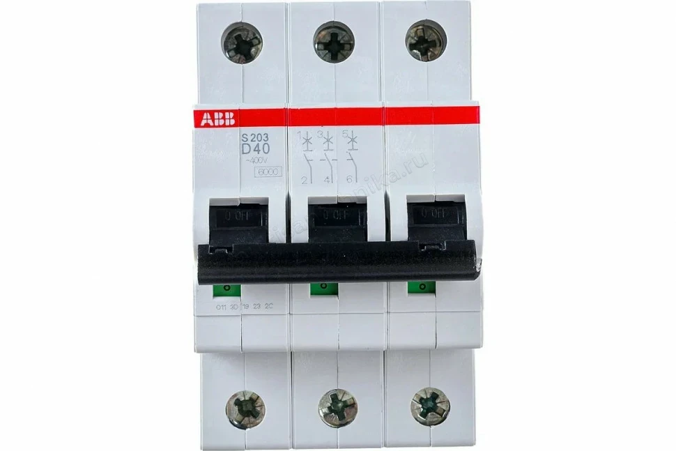 Автоматический выключатель ABB 3-полюсный S203 D40 2CDS253001R0401