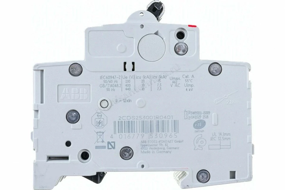 Автоматический выключатель ABB 3-полюсный S203 D40 2CDS253001R0401