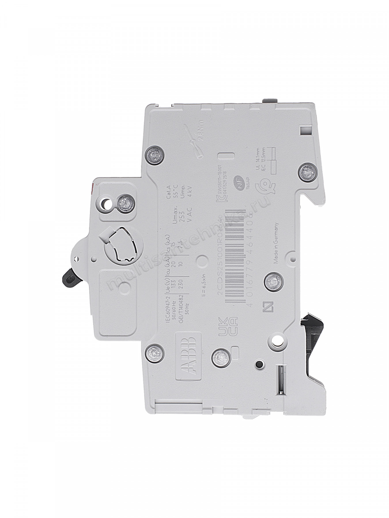 Автоматический выключатель ABB 1-полюсный S201 C16 2CDS251001R0164