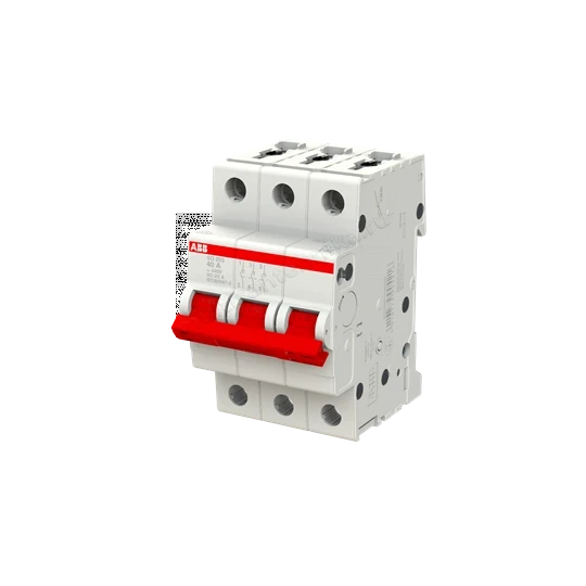 Рубильник ABB 3-полюсный SD203/40 красный рычаг 2CDD283101R0040