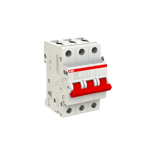 Рубильник ABB 3-полюсный SD203/40 красный рычаг 2CDD283101R0040