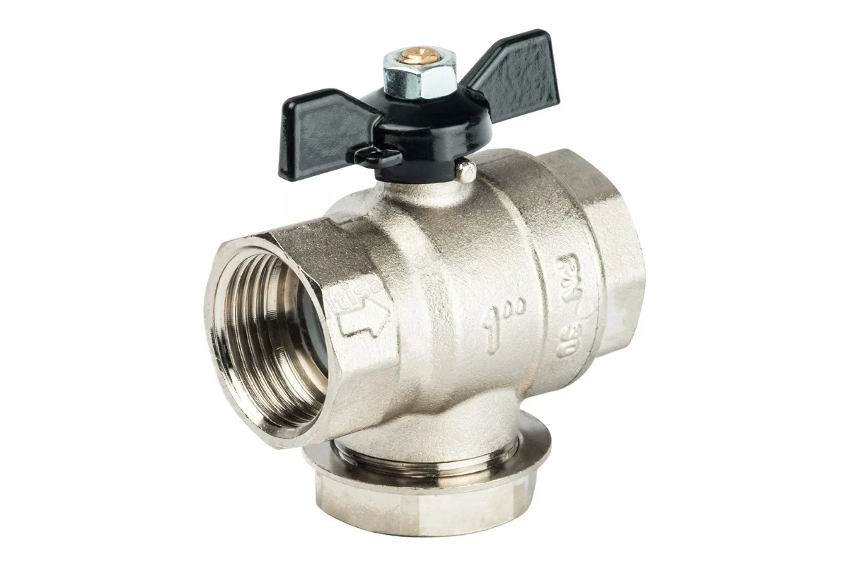 Кран Stout шаровой с фильтром бабочка 1" SVF-0002 000025