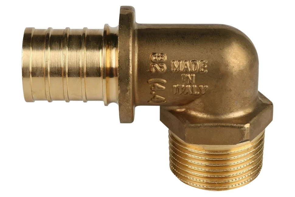 Угольник переходник STOUT с наружной резьбой 32xR 1" SFA-0005-003210