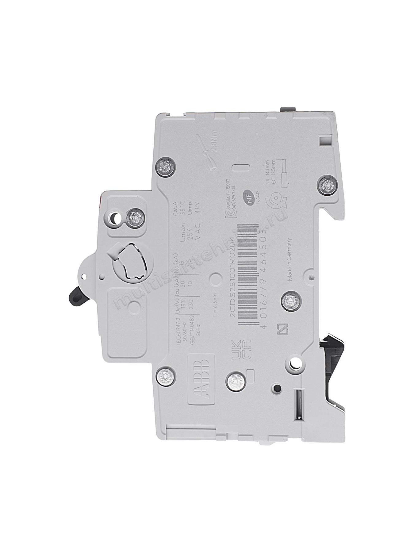 Автоматический выключатель ABB 1-полюсный S201 C20 2CDS251001R0204