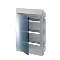  Бокс ABB в нишу Mistral41 54М зеленая прозрачная дверь c клеммами 1SLM004101A1209