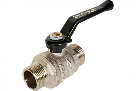 Кран шаровой BUGATTI Oregon 03250024 рычаг алюминий  3/4 - 3/4 НР - НР резьба RG008TC8LVPSTL
