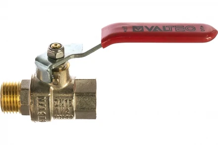 Шаровой кран стальная рукоятка 1/2 вн.-нар. Valtec BASE VT.215.N.04