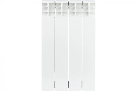 Биметаллический радиатор STOUT Space 500 4 секции боковое подключение SRB-0310-050004