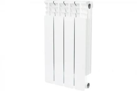 Биметаллический радиатор STOUT Space 500 4 секции боковое подключение SRB-0310-050004