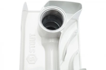 Биметаллический радиатор STOUT Space 500 4 секции боковое подключение SRB-0310-050004