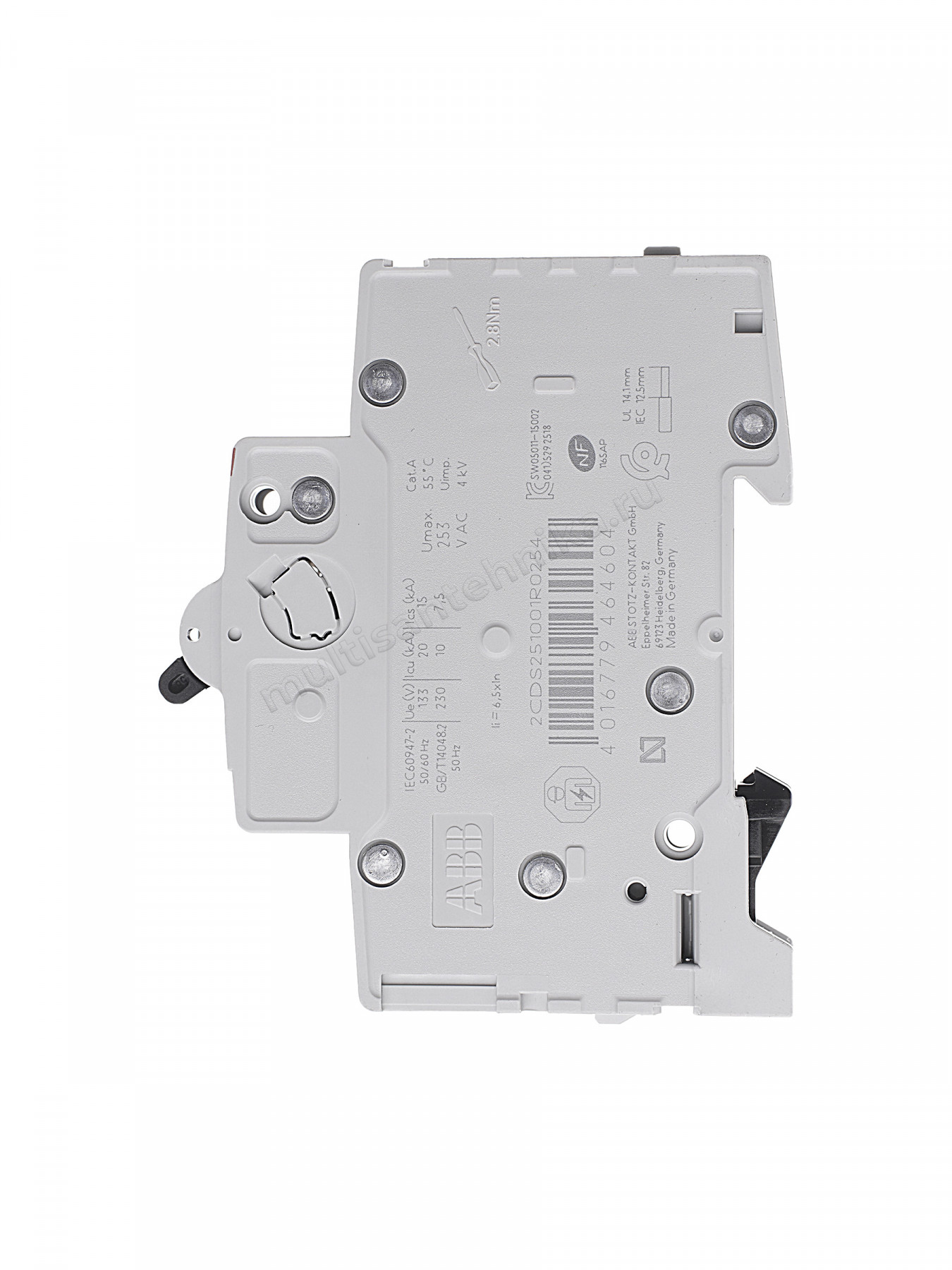 Автоматический выключатель ABB 1-полюсный S201 C25 2CDS251001R0254