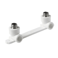 Угольник Pro Aqua комбинированный двойной с креплением наружная 25x1/2" PA280112P