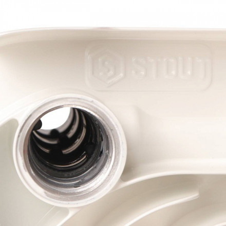 Биметаллический радиатор STOUT Space 500 5 секции боковое подключение SRB-0310-050005