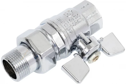 Шаровой кран Bugatti арт.322C G3/4" DN20 PN40 хром. 032206C