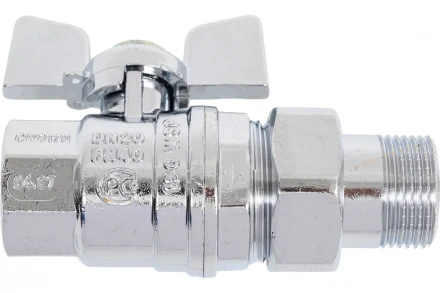 Шаровой кран Bugatti арт.322C G3/4" DN20 PN40 хром. 032206C