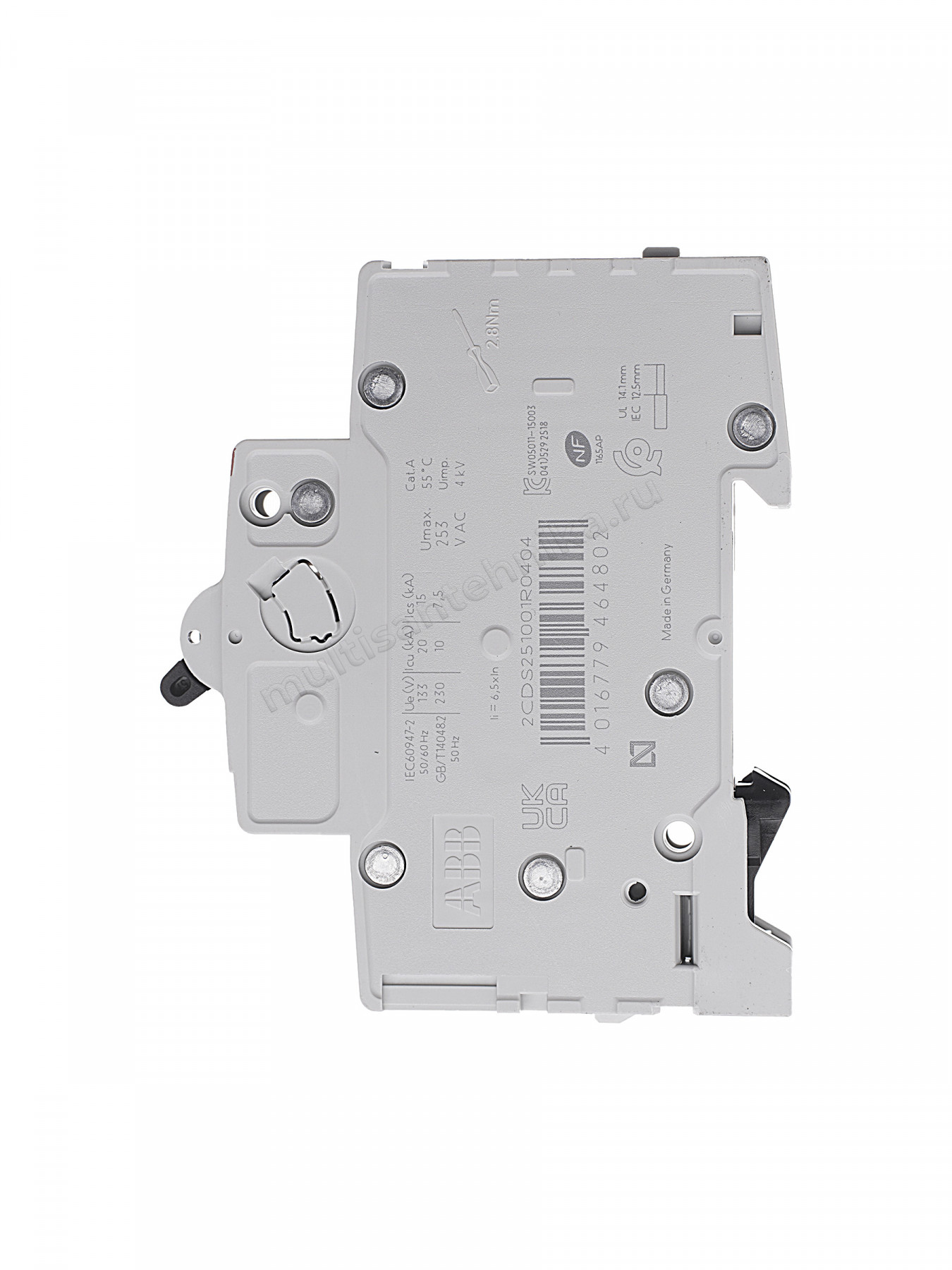 Автоматический выключатель ABB 1-полюсный S201 C40 2CDS251001R0404