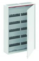 Шкаф ABB 120М навесной с медиапанелями IP30, 800x800x160 с самозажимными клеммами N/PE и дверью с вентиляционными отверстиями ComfortLine C CA35VML 2CPX052216R9999