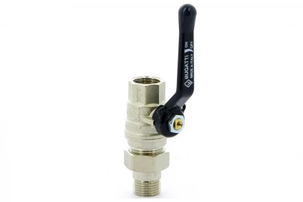 Кран шаровой BUGATTI Oregon 03200030 с полусгоном рычаг ВН RG008UKM367AV1