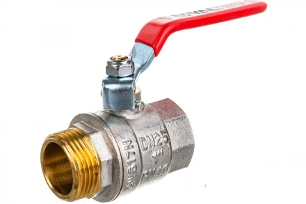 Шаровой кран стальная рукоятка 1" ВР-НР Valtec BASE VT.215.N.06 36907
