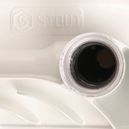 Биметаллический радиатор STOUT Space 500 7 секции боковое подключение SRB-0310-050004