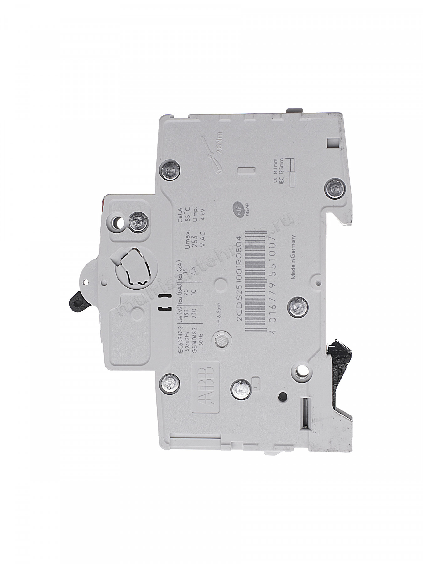 Автоматический выключатель ABB 1-полюсный S201 C50 2CDS251001R0504
