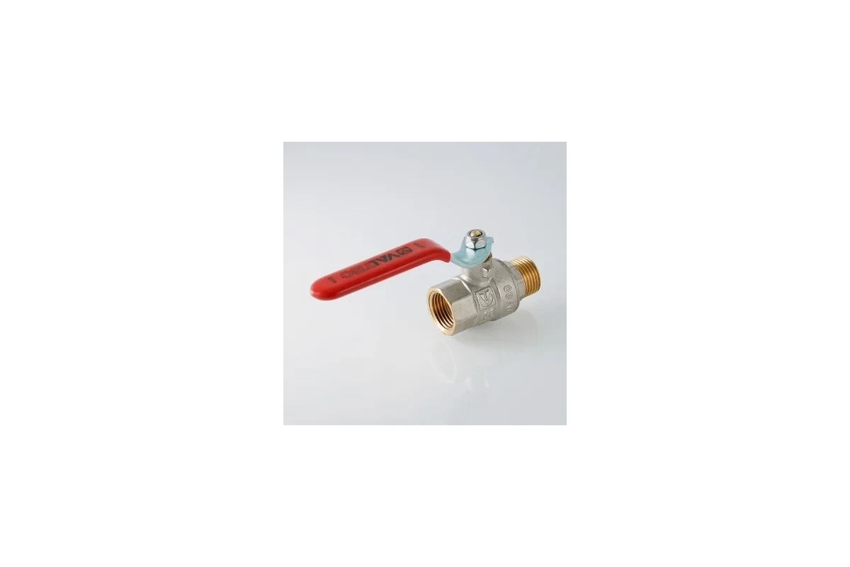 Шаровой кран стальная рукоятка 2 вн.-нар. Valtec BASE VT.215.N.09