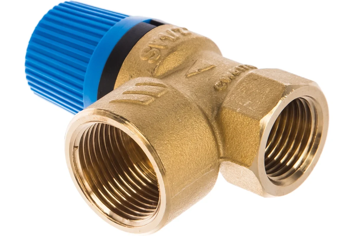 Клапан Stout предохранительный 1/2"x3/4" 10 бар SVS-0003-010015