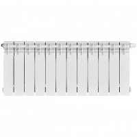 Биметаллический радиатор STOUT Titan 350 12 секции нижнее правое подключение SRB-3320-035012