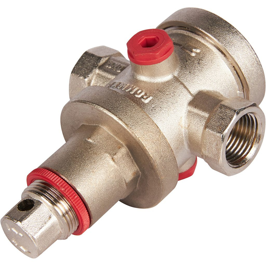 Редуктор давления Rommer ВН-ВН 1 1/2" PN25 с выходом под манометр RVS-0008-000040
