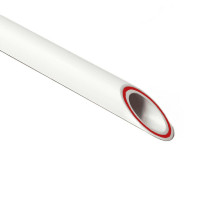 Труба Pro Aqua полипропиленовая армированная стекловолокном 20x3.4 4 м RUBIS SDR6 PN25 PA37008P